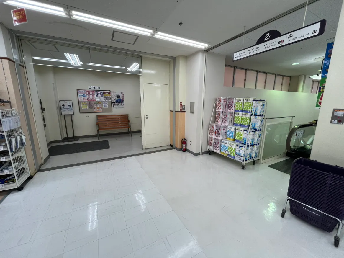 【パレマルシェ河和】プロモーションに利用可能な2階エレベーター前スペース