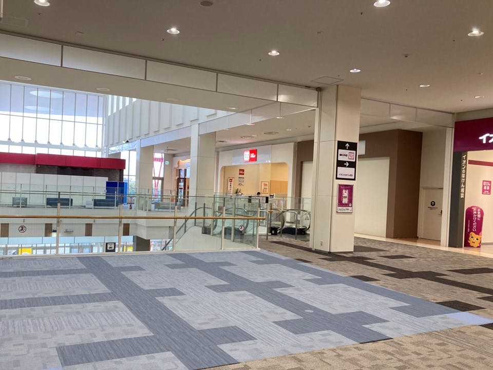 【イオンモール熊本】クロックハウス横の画像