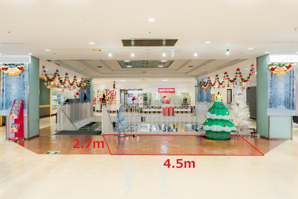 【松竹大船ショッピングセンター】ポップアップストアやイベントに適した2F螺旋階段踊場イベントスペース