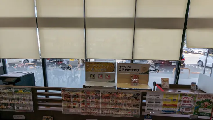 【オークワ大東】プロモーションに利用可能なサッカー台裏のスペース(元イートインスペース)