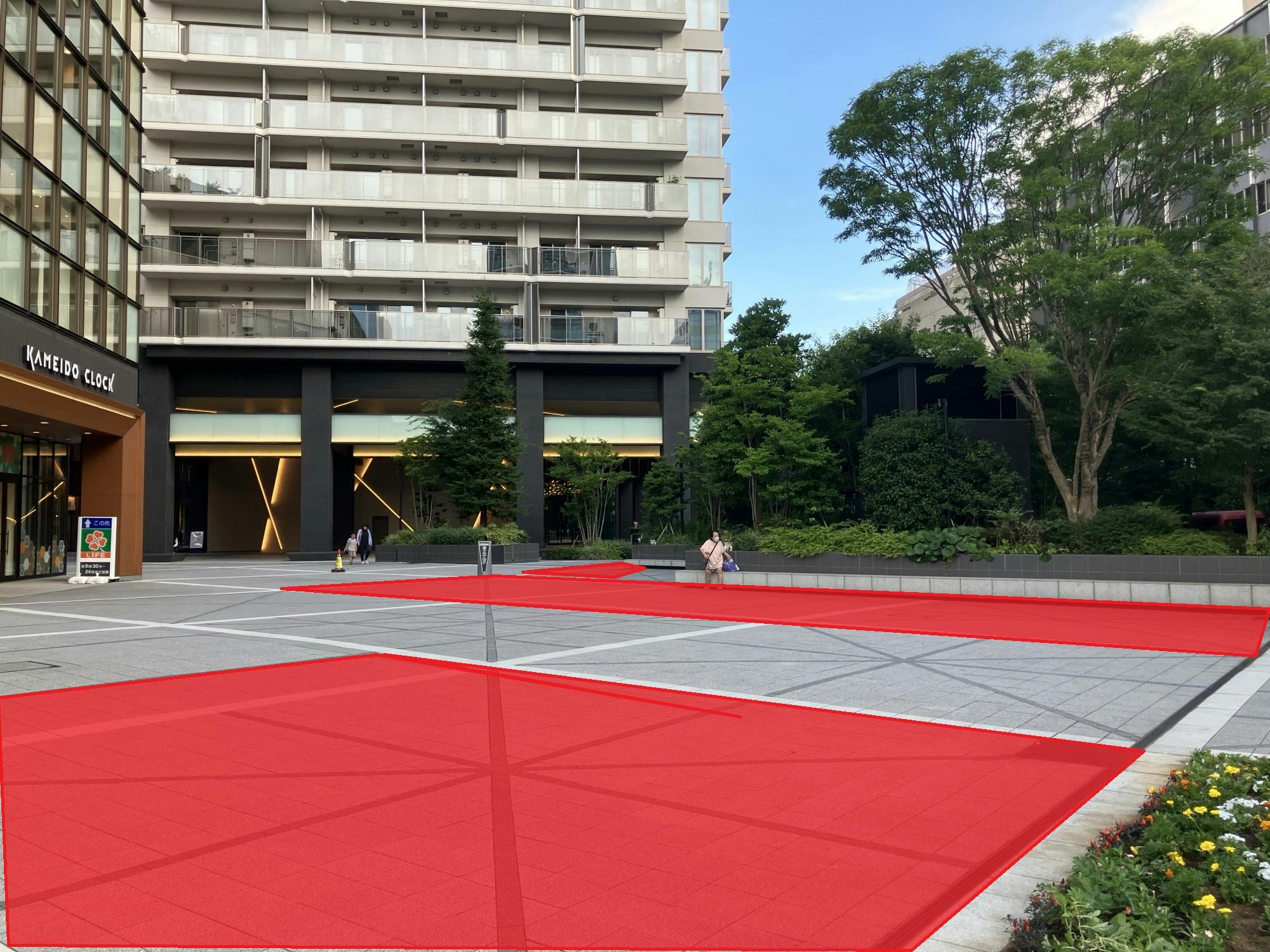 【KAMEIDO CLOCK】1Fカメクロプラザ 大型イベントやキッチンカー出店に最適な屋外催事イベントスペース