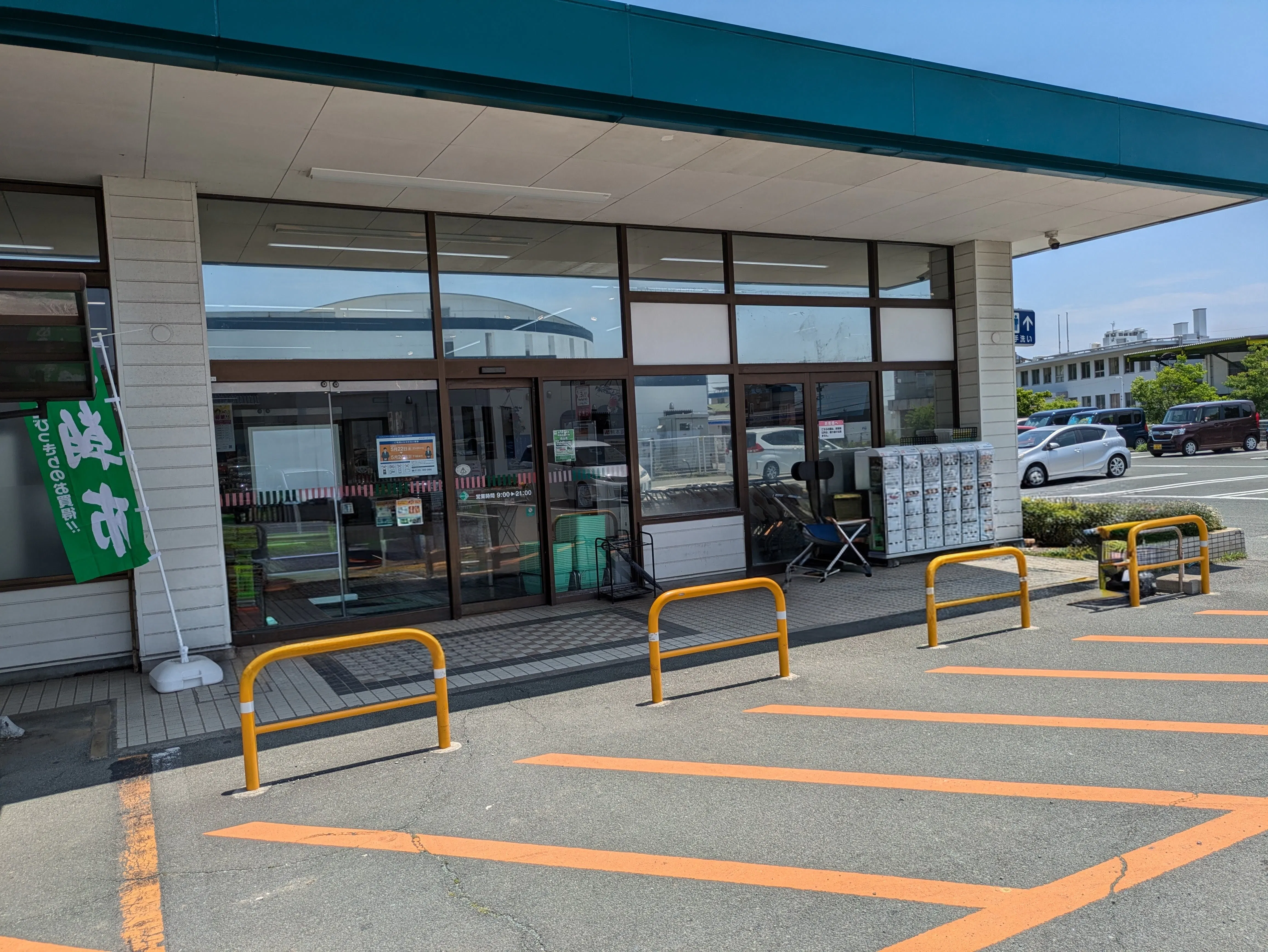 【ゆめマート三角】店頭軒下　ポップアップストア(物販、食物販)やプロモーション用途に最適なスーパーの屋外催事イベントスペース