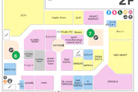 【ララガーデン長町】2階北側エスカレーター前(B)
