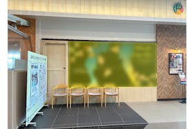 【イオンモール新小松】モール内広告 仮囲い壁(レストラン街②)