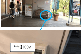 【みのおキューズモール】「④EAST1-1F エスカレーター下」PRプロモーションなどに利用可能な天候に左右されない通路導線上のイベントスペース