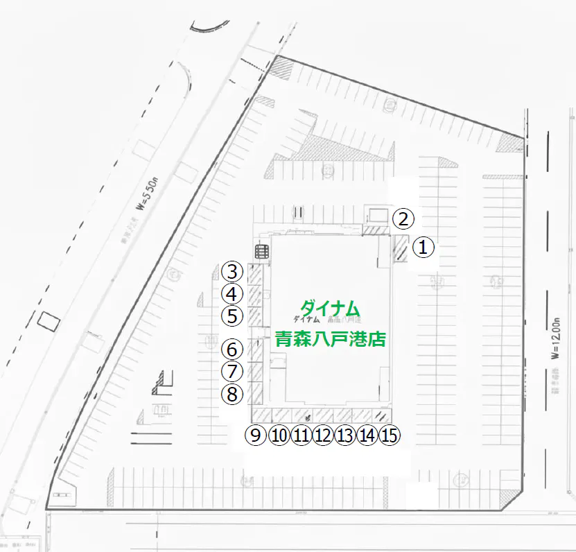 【八戸うみねこマラソン／ダイナム青森八戸港店ゆったり館】キッチンカー出店に最適なマラソン大会限定のスペース（最大15台募集）