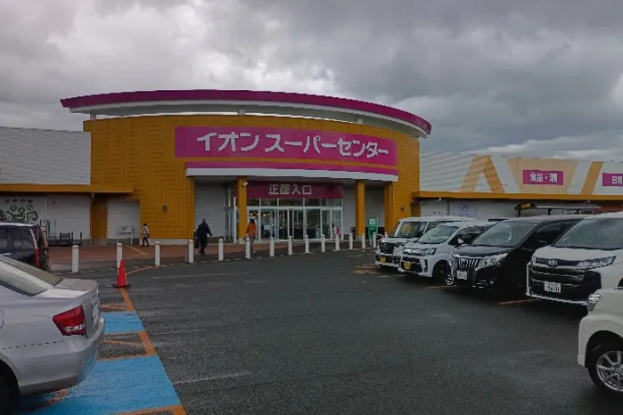 【イオンスーパーセンター盛岡渋民店】食品入り口外 販促プロモーションや物販に最適なスーパー店外催事イベントスペース
