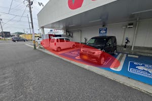【サンマートサカイ蘇原店】キッチンカーや販促プロモーションに最適な駐車場スペース
