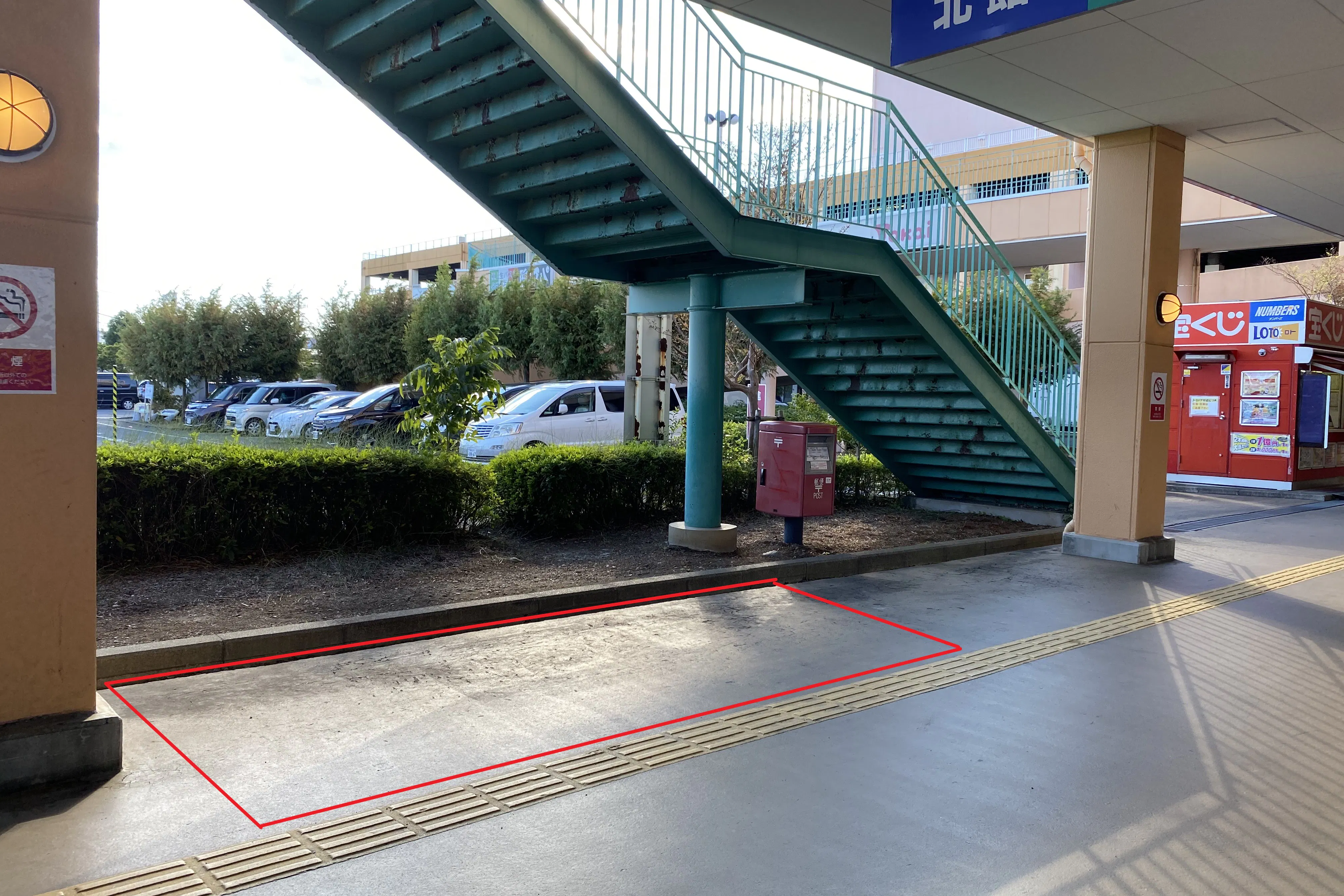 【フレスポ小田原シティーモール】食物販や物販に最適な南館1Fの屋外スペース