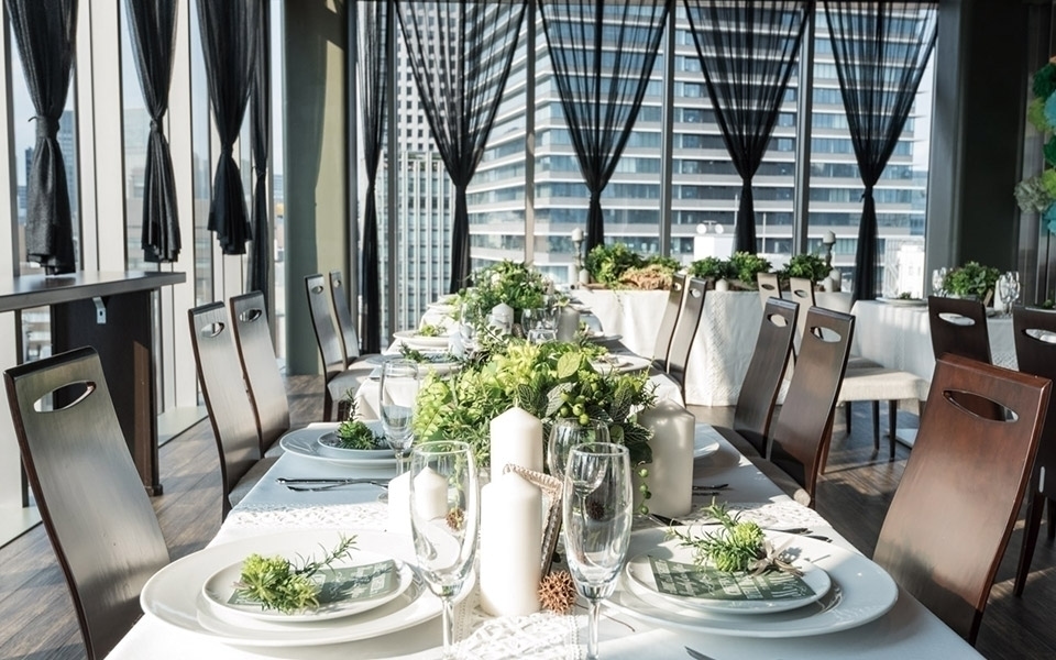 【銀座ZX夜景ラウンジ】～銀座並木通り沿い～銀座の街並み夜景を一望できる完全貸切スペース