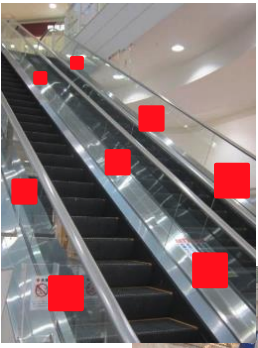 【イオンモールむさし村山】モール内広告 エスカレーター側面