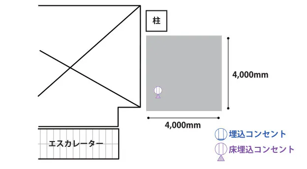 【イオンモール上尾】2F ウエストコート吹抜け横