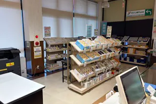 【天満屋ハピーズ高野店】サービスカウンター横(レジ横) 各種プロモーション、会員獲得イベントに最適な屋内催事イベントスペース