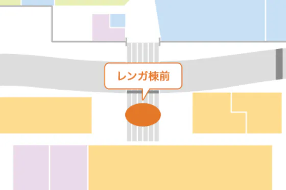 【イオンモール四日市北*】館外レンガ棟前