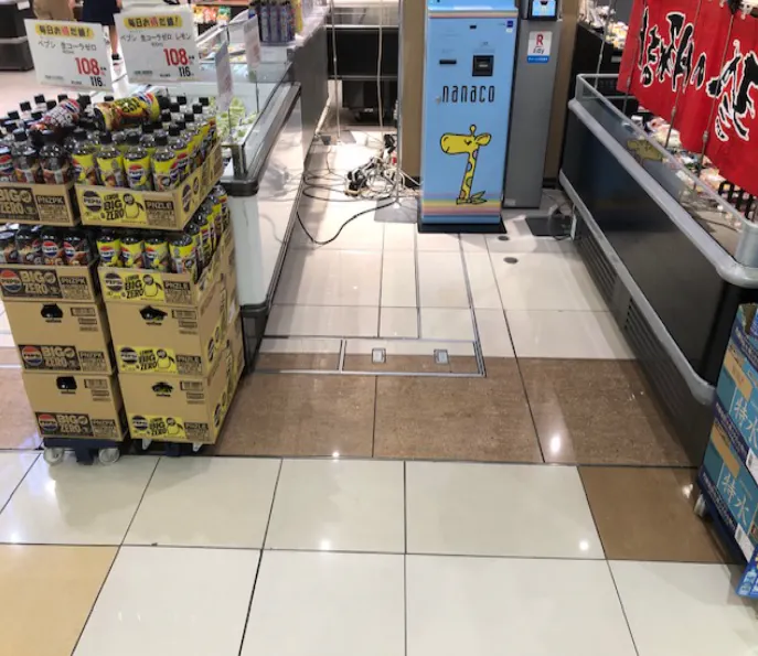【天満屋ハピーズアリオ倉敷店】惣菜横フリースペース 各種プロモーション、会員獲得イベントに最適な屋内催事イベントスペース