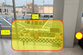 【スーパーセンタートライアル古賀花見店】食物販やPR活動に最適な店内「1Fエレベーター前 スペース」※NG業種有