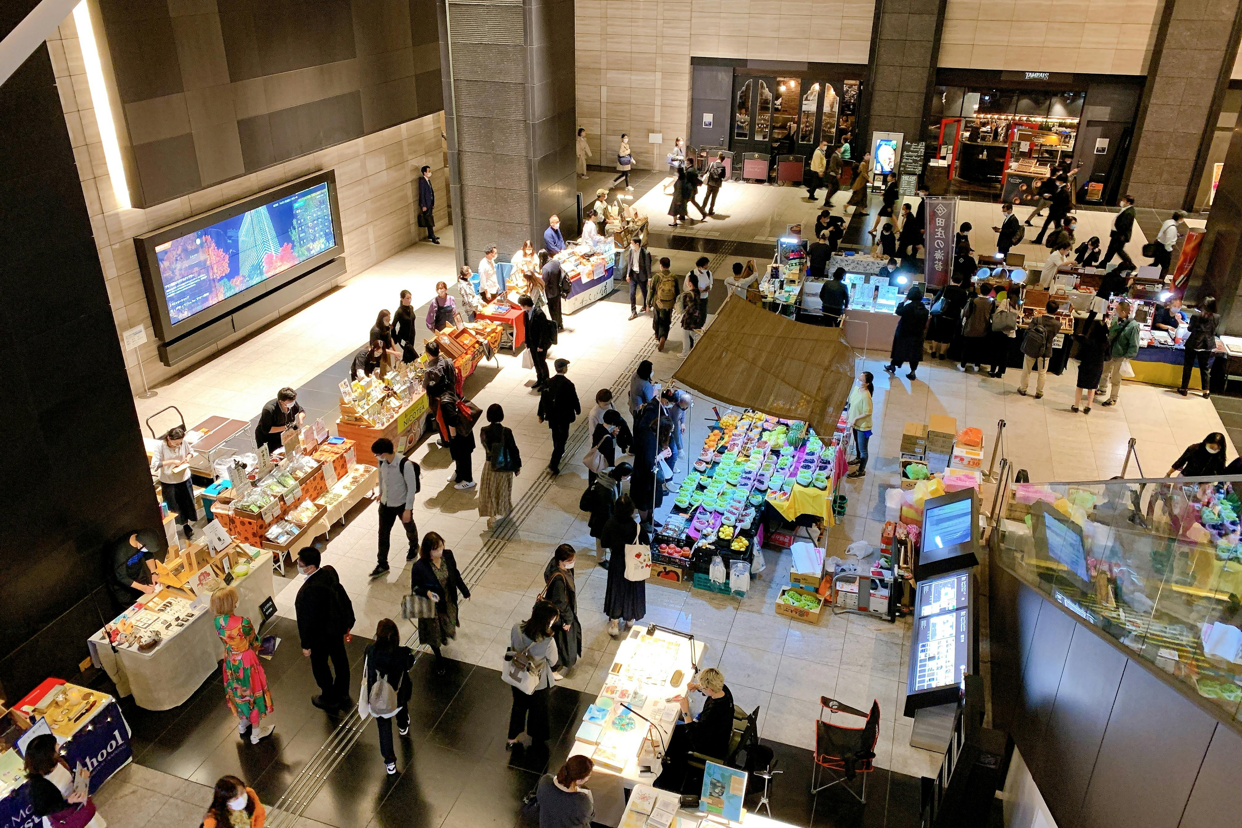 【大手町の森マルシェ:4/21(火)~26(日)募集中】食・雑貨物販に最適!大手町駅直結OOTEMORIで開催されるマルシェ