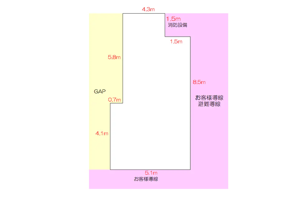 【三井アウトレットパーク 仙台港】1階 メインエントランス(GAP横)