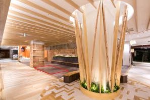 【ラビナ/青森駅ビル】食品催事・ポップアップに適した1Fヒメクリ広場イベントスペース