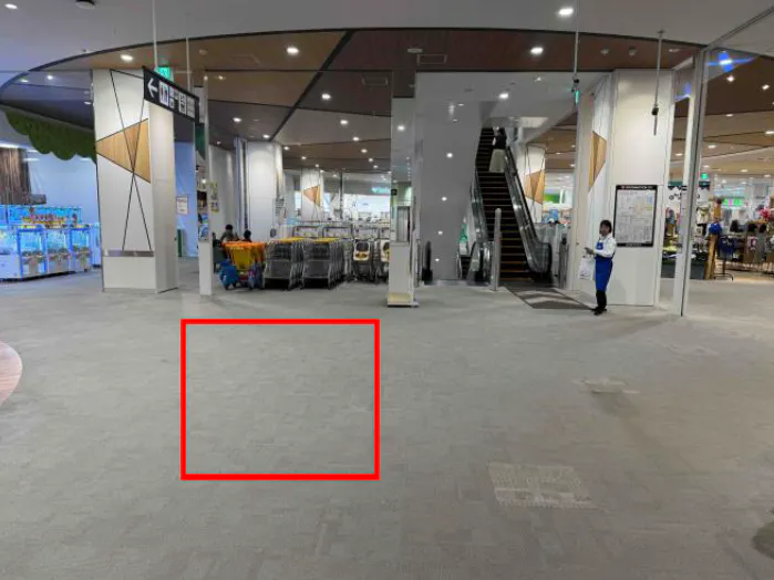 【イオンスタイル仙台卸町】3F中央エスカレーター前 販促プロモーションに最適なスーパー店内催事イベントスペース
