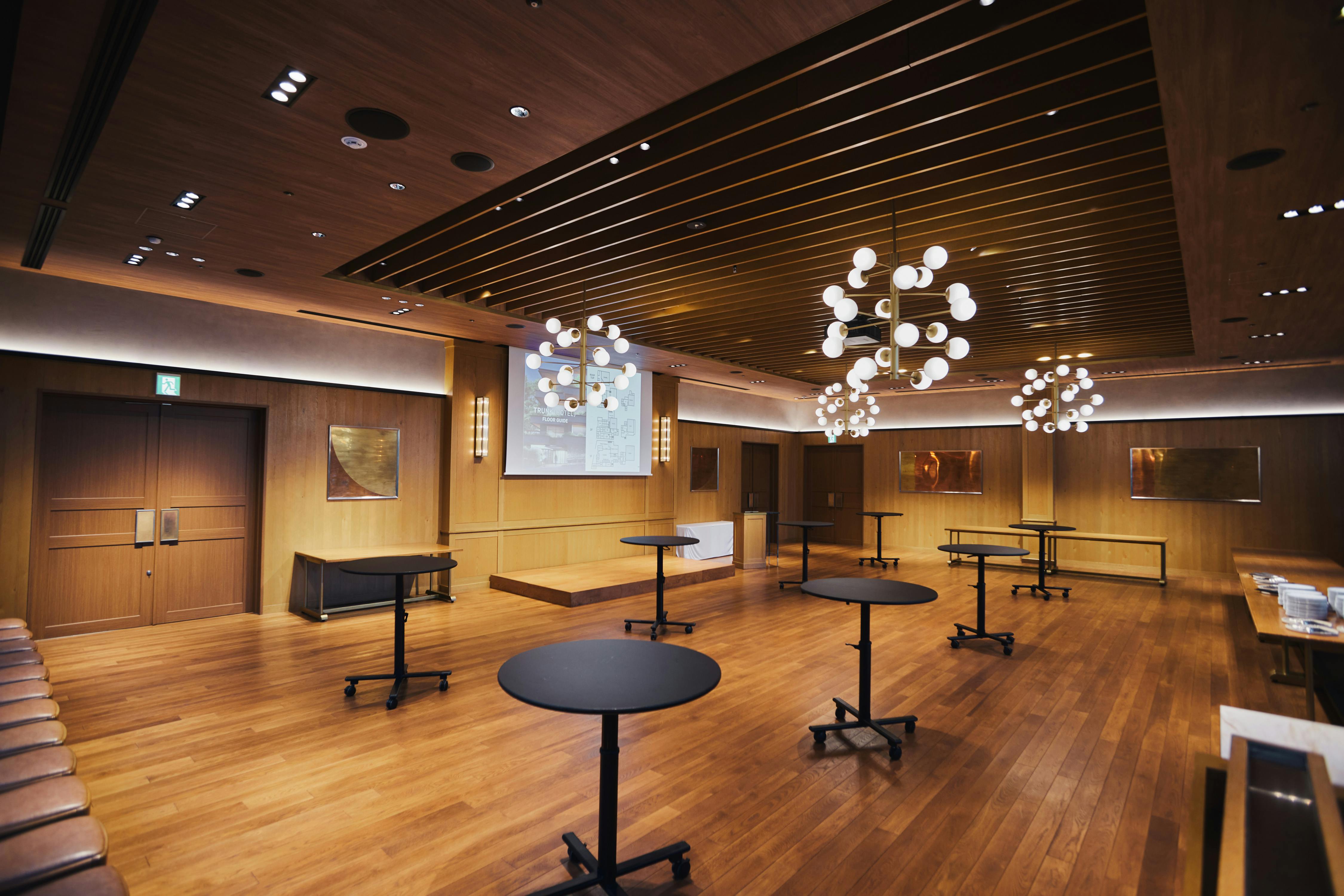 【渋谷駅6分|MORI】ローンチパーティや大型プロモーション、展示会イベントの開催に最適な「TRUNK(HOTEL)」内のイベントスペース