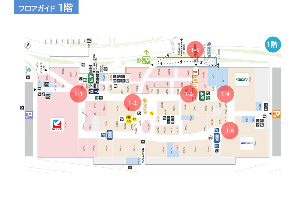 【ららぽーと湘南平塚】1階 光の広場