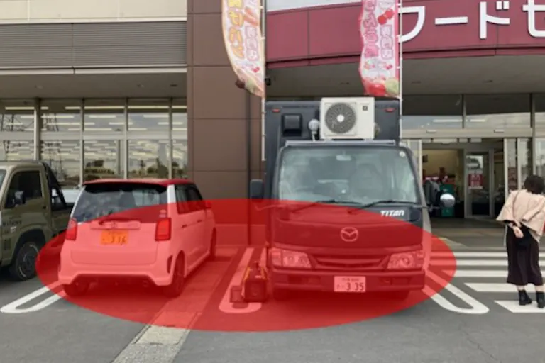 【ベイシア フードセンター 八街店】店頭駐車場スペース 販促プロモーションに最適な屋外催事イベントスペースの画像1