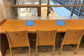 【イオンモール浜松志都呂】モール内広告 フードコートステッカー