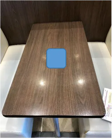 【イオンモール浜松志都呂】モール内広告 フードコートステッカー