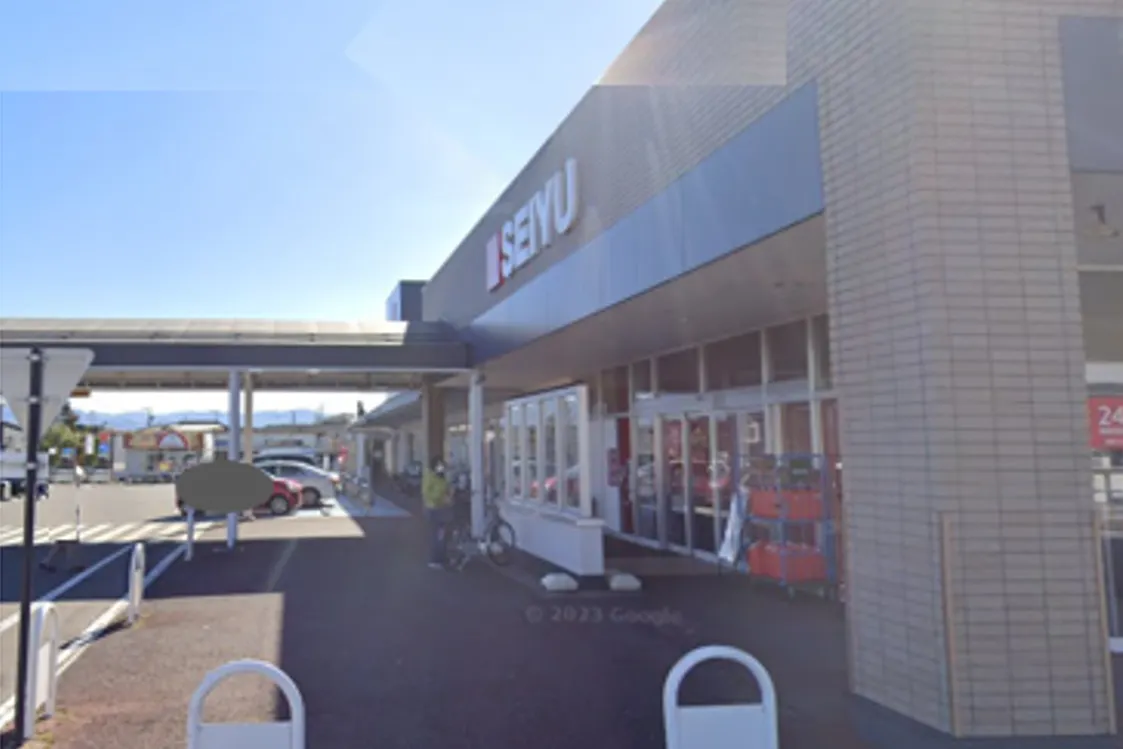 【西友 長野北店】外区画 入口付近 (屋根なし) キッチンカーや移動販売 などにおすすめな屋外催事イベントスペース