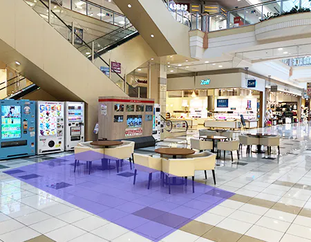 【イオンモール扶桑】プロモーションイベントに最適な1F ウエストコートの催事イベントスペース(A面)