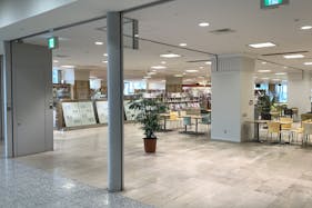 【東京ビッグサイト駅 直結/TFTビル(区画③)】オフィスワーカー向けのプロモーションイベントや物産展等に最適なイベントスペース(2F出入口付近)