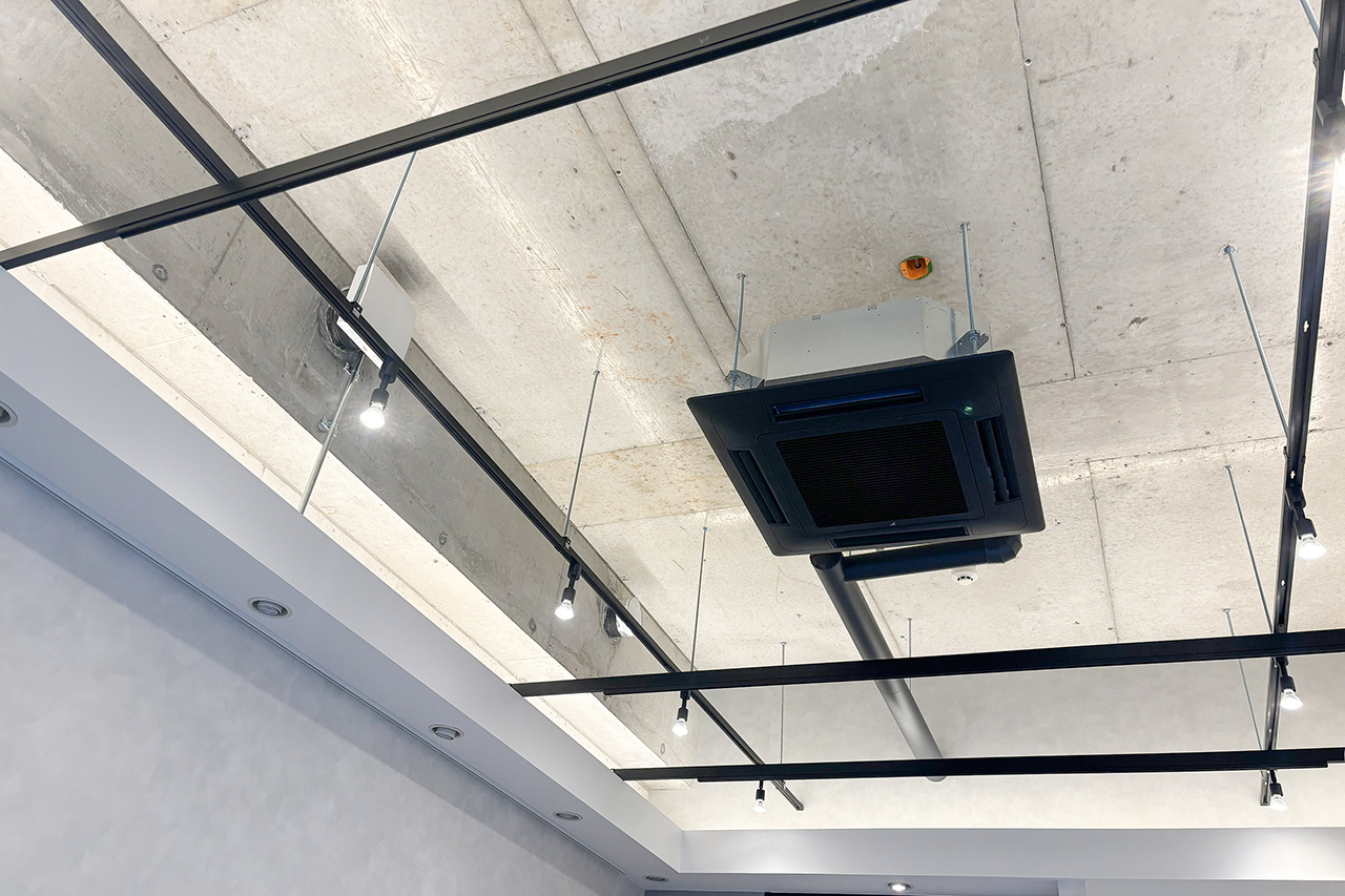 １F天井と壁にはピクチャーレールを完備