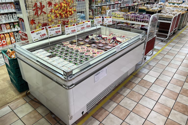 冷什器も利用可能です