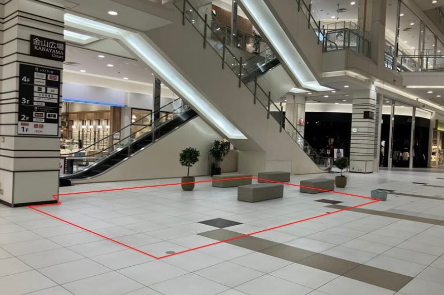 【イオンモール熱田】プロモーションイベントに最適な1F片山広場北催事イベントスペース