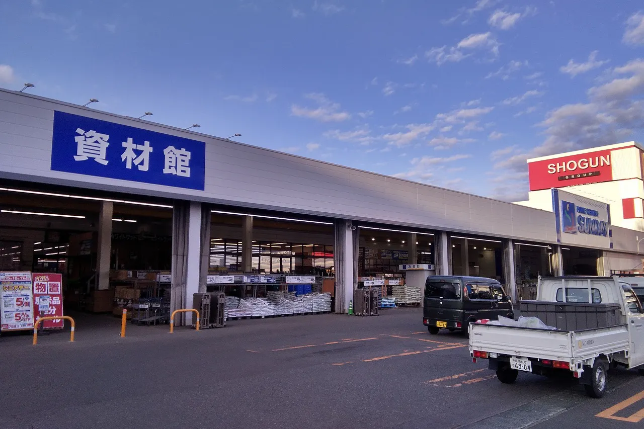 【サンデー盛岡前潟店】風除室 食物販やプロモーション等の出店に最適なホームセンター店内のイベントスペース