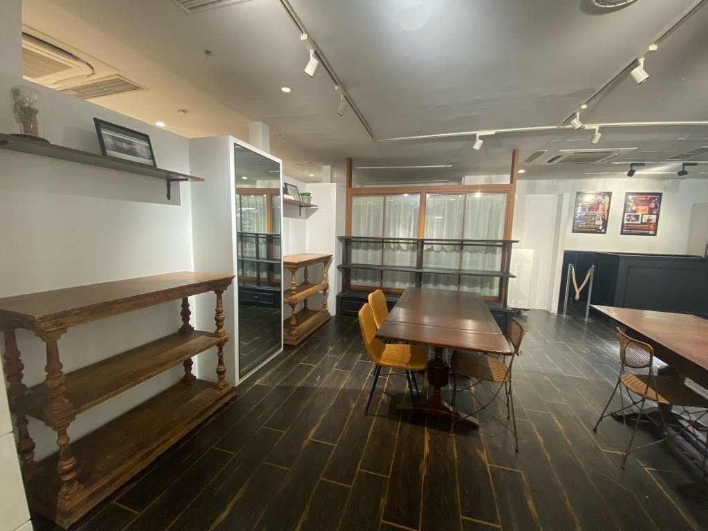 試着室が２部屋ございます