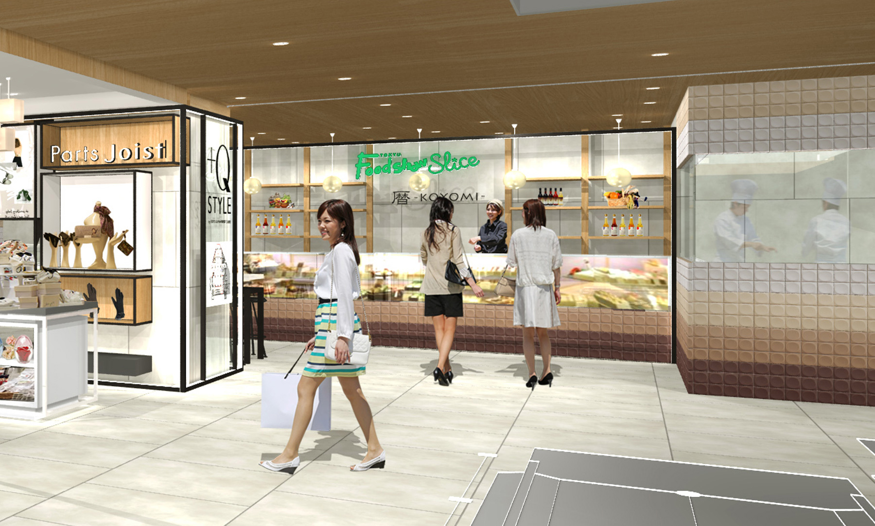 【+Q(プラスク)スタイル 五反田東急スクエア店】ファッションやコスメのポップアップストアに最適な駅直結商業施設のイベントスペースの画像12