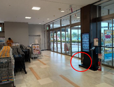 【イオンスタイル八戸沼館店】北側入口横 販促プロモーションに最適なスーパー店内催事イベントスペース
