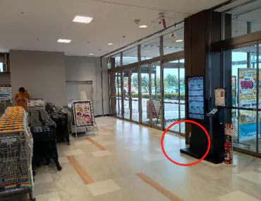 【イオンスタイル八戸沼館店】北側入口横 販促プロモーションに最適なスーパー店内催事イベントスペース