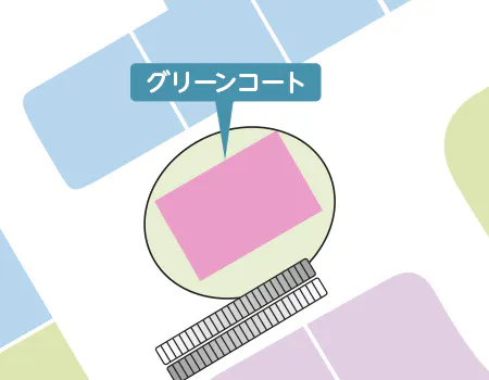 【イオンモール綾川*】グリーンコート