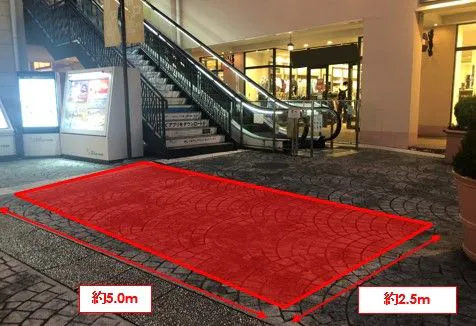 【三井アウトレットパーク 多摩南大沢】ファクトリーアウトレッツA街区1階北側入口