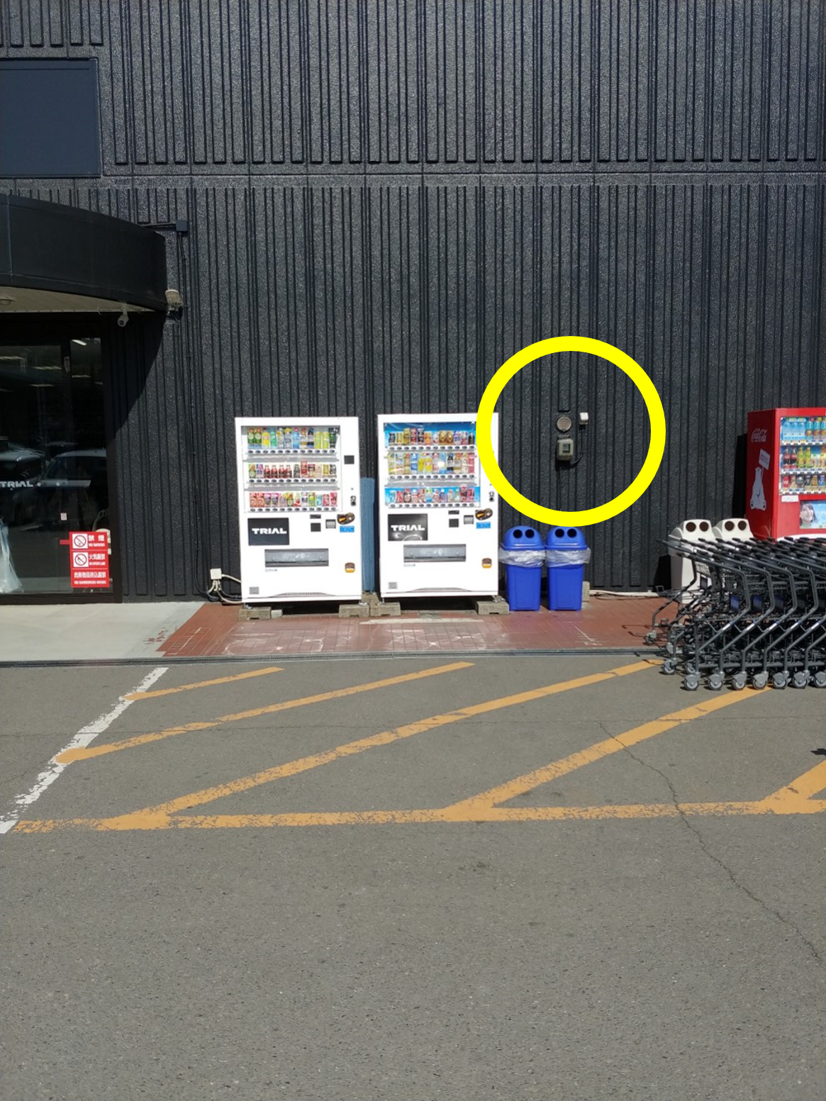 【メガセンタートライアルわさだ店】キッチンカーやプロモーションに利用可能な店頭入口スペース