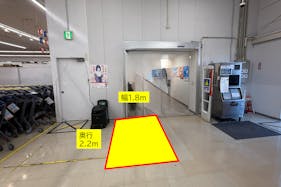 【スーパーセンタートライアル日田店】食物販やPR活動に最適な店内「出口横 イベントスペース」