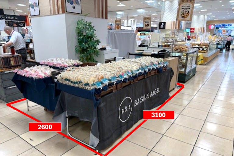 区画スペース 3100×2600