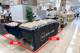 【マルイファミリー志木】1階 カレンダリウムF19【食・物販】コンパクトなスペースでスイーツ、菓子などに最適なスペースです。