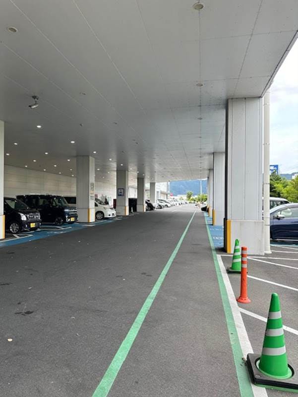 【イオンモール出雲】キッチンカーに最適な駐車場スペースの画像