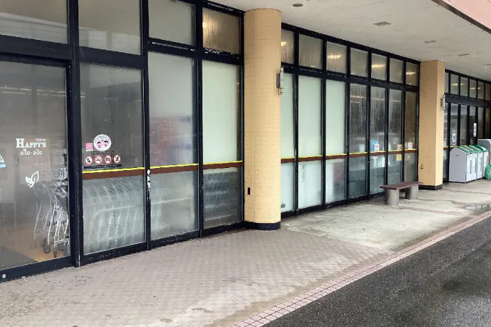 【天満屋ハピーズ足守店】店頭 各種プロモーション、会員獲得イベントに最適な屋外催事イベントスペース
