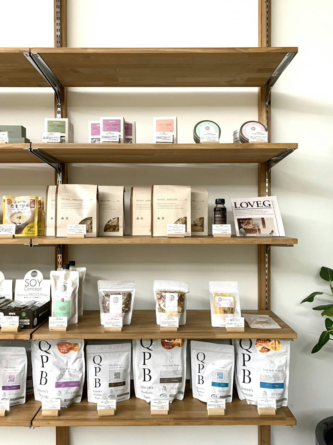 棚貸しの1列の写真です。