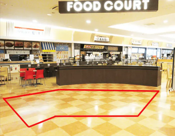 【イオンモール奈良登美ケ丘*】２F　フードコート前